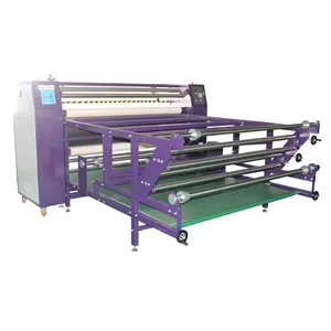 Máquina de impresión por sublimación rotativa con calendario, máquina de transferencia rotativa con prensado en caliente a base de aceite