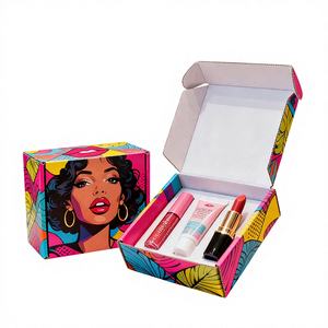 Emballage cosmétique personnalisé, design élégant, tube à gloss, récipient pour crème, boîte de produits de maquillage de luxe, emballage de boîtes d'expédition - Product Image 1