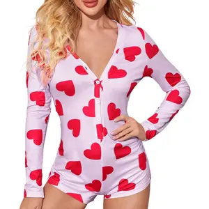 Pyjama Voor Vrouwen Set Volwassen Onesie Voor Vrouwen Pyjama Vrouwen Nachtkleding Valentines Onesie Pyjama