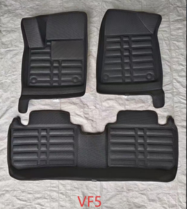 DAIAO Set Lengkap 5-Piece Karpet <span class=keywords><strong>Mobil</strong></span> Motif Berlian Bahan Kulit PVC Anti Air 20mm Berkualitas Tinggi untuk Vinfast VF3 - Product Image 2