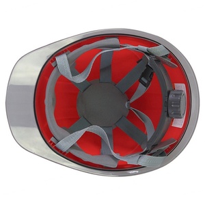 Casque de sécurité blanc de type V sans fentes avec visière transparente pour la protection - Product Image 5