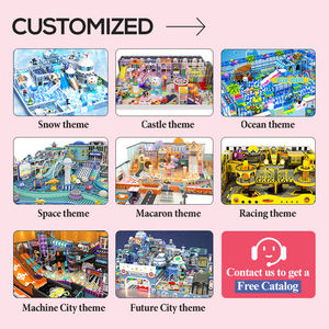 Équipements de terrain de jeux intérieur personnalisés pour enfants, à thème bonbons, bon marché, nouvelle tendance, conception innovante, pour parcs d'attractions commerciaux - Product Image 4