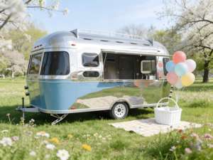 Remolque <span class=keywords><strong>de</strong></span> <span class=keywords><strong>Comida</strong></span> para Barbacoa <span class=keywords><strong>de</strong></span> Alta Resistencia con Parrilla y Ahumador Integrados, Remolque <span class=keywords><strong>de</strong></span> Catering Móvil para Fiestas y Eventos al Aire Libre - Product Image 1