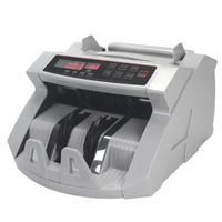 Machine de comptage d'argent 2108A, compteur de billets multiples moins cher, détecteur de monnaie avec affichage LED UV MG