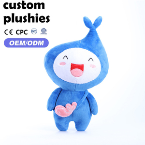 Juguete de Peluche con Forma de Gota de Agua Azul, Muñeco de Peluche Suave para Decoración del Hogar y Juego Infantil - Product Image 1