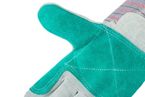 Guantes de Trabajo Industriales de Cuero Vacuno de Doble Palma, Protección para las Manos, Resistentes al Calor, Precio al por Mayor - Product Image 4