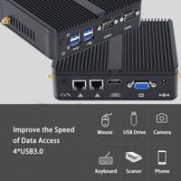 Dubaï Ordinateur Marché de Gros IIntel Celeronn N4100 Processeur (1.1GHz jusqu'à 2.4GHz Quad Core Four Threads 4l Cache) mini PC