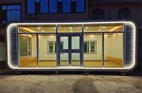 Chambre d'hôtel préfabriquée haut de gamme en panneaux sandwich modulaires intelligents, maison de vie et bureau avec assemblage rapide et design minimaliste