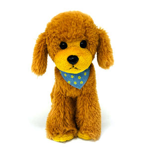 Juguete de peluche de perro caniche bonito Unisex al por mayor, muñecos de perro de peluche de algodón suave, almohada para cachorro, relleno de PP para regalo de chico - Product Image 1