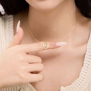 Dylam Charm -K- Letter <b>Initial</b> Alphabet <b>Pendant</b> Necklace for Women As Birthday Gifts Non Tarnish 5A Zirconia Jewelry - Product Image 3