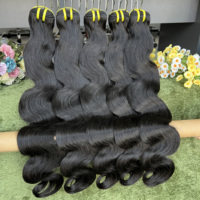 Lot de Cheveux Humains Vietnamiens Bruts de 22 Pouces, Non Traités, Qualité Supérieure 12A, Ondulés (Body Wave), Vente en Gros