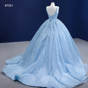 Robe de soirée tutu rose scintillante sans manches Jancember RSM67331 pour femmes de luxe - Product Image 4