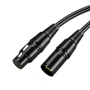 Cavo XLR 3 Pin Maschio-Femmina Schermato da 0,3m, 1m, 2m, 3m, 5m, 8m, 10m, 15m, 20m per Mixer, Microfono, Amplificatore - Product Image 1