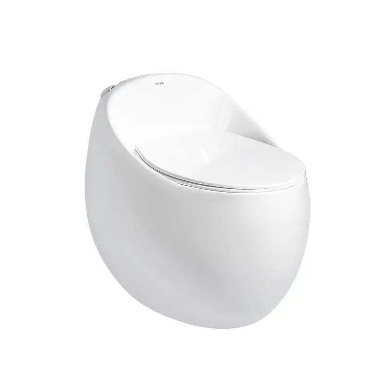 Erstaunen Sie Neuankömmling Keramik Luxus New Egg Design Einteilige Siphonic Badezimmer WC Toiletten Preis