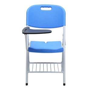 Lin Ying Training Chair With <b>Desk</b> <b>Foldable</b> Conference Chair School Use Blue Color Modern Design - Product Image 4