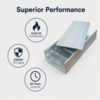Cannelière galvanisée à chaud avec couvercle nervuré, fabrication directe OEM/ODM, taille et couleur personnalisées, ISO 9001 CE