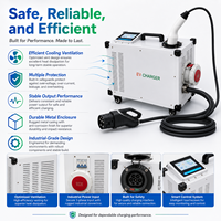 Chargeur rapide portable et mobile DC 15 kW CCS2 2026 pour véhicules électriques sans batterie