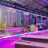 Rideau d'eau numérique à LED synchronisé avec la lumière, pour spectacles nocturnes, vente chaude 2026