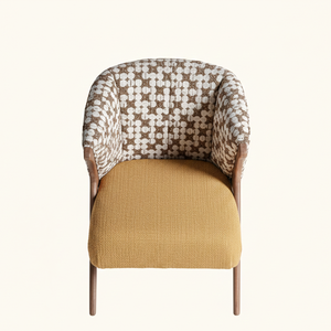 Fauteuil lounge scandinave en bois massif, fait main, ergonomique, réglable, avec revêtement en tissu, moderne, pour salon, bureau à domicile, villa, hôtel - Product Image 2