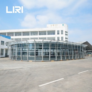 Tente de réception ronde pour salon professionnel, structure préfabriquée en aluminium haut de gamme Liri - Product Image 5