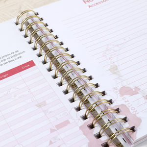 Custom <span class=keywords><strong>copertina</strong></span> <span class=keywords><strong>rigida</strong></span> di lusso White Paper Journals taccuini e organizzatore Planner Book con scatola di imballaggio - Product Image 6