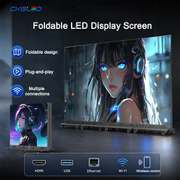 Pantallas LED Plegables para Interiores de 3840Hz, Pantalla de Video para Pared, Señalización Digital, Pantalla LED Plegable para Póster P1.86 P2.5