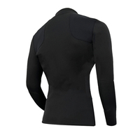 Combinaison en néoprène 2mm pour hommes et femmes Manteau à manches longues avec fermeture à glissière sur le devant Veste en néoprène pour la natation, la plongée et le surf