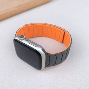 Correa Deportiva de Silicona para Reloj Inteligente de <span class=keywords><strong>42</strong></span> mm y 46 mm, Correa Magnética de Goma Suave para Apple Watch Series 11 10 9 49 mm - Product Image 3