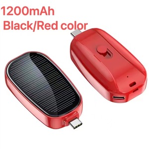 Tốt Nhất Người Bán Mini 1200MAh Khẩn Cấp Sạc Năng Lượng Mặt Trời Bảng Điều Khiển Ngân Hàng Điện Keychain Ngân Hàng Điện Sạc Móc Chìa Khóa - Product Image 2