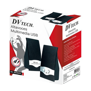 Dvtech Multimedia Speakers Usb 2.0 <b>Stereo</b> <b>System</b> With Volume Control For Pc And Laptop - Product Image 2