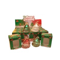 Squishy en caoutchouc Arbre de Noël créatif anti-stress, jouet à presser à rebond lent, décoration de bureau, emballage en boîte, vente en gros