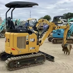Miniexcavadora CAT 301.7 Usada, Excavadora Hidráulica Compacta de Orugas para Jardinería, Trabajos Agrícolas y de Jardín - Product Image 3