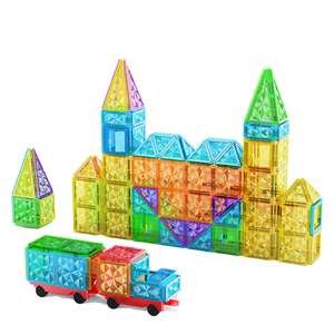 2025 mới nhất Toddler giáo dục xây dựng khối gạch 3D Tự làm nam châm thiết lập rõ ràng gạch nhựa cho trẻ em vĩnh viễn Bán Buôn Đồ chơi - Product Image 1