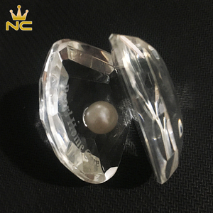 Bán Buôn Ngọc Trai Hàu Món Quà Lưu Niệm Đám Cưới Pha Lê Vỏ Thủy Tinh Với Ngọc Trai Cho Khách Pha Lê - Product Image 4