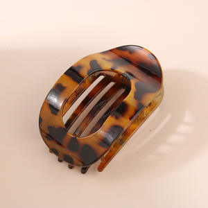 ホット新製品PCプラスチック製ヘアアクセサリーフラットオーバルヘアピン強力グリップDuckbillクリップシンプルクロスボーダーバックヘッドヘアクリップ - Product Image 6