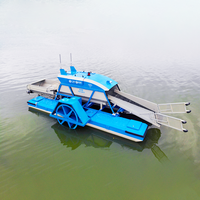 Robot autonome sans pilote pour la récolte des roseaux aquatiques, bateau de tonte pour le nettoyage des lacs et des rivières