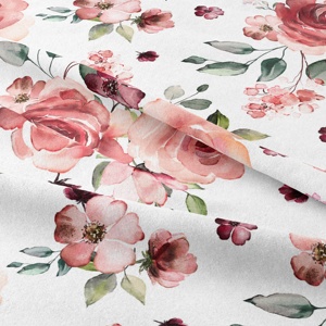 Tissu imprimé numérique 95% bambou 5% élasthanne, 4-5 couleurs résistantes à la décoloration, tombé doux, pour vêtements de bébé – Créez votre propre design - Product Image 3