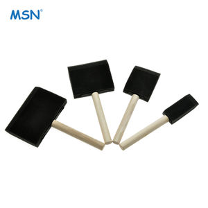 Msn लकड़ी के हैंडल स्पंज ब्रश 25 मिमी 70 मिमी 95 मिमी 70 मिमी 95 मिमी आकार डिय और औद्योगिक ग्रेड पेंटिंग ब्रश ओएम समर्थित - Product Image 1