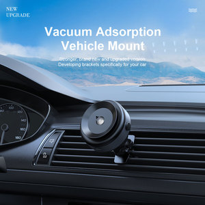Suporte para Telefone de Carro com Ventosa de Novo Design, Carregamento Sem Fio, Produto em Alta, Montagem e Suporte de Adsorção a Vácuo - Product Image 2