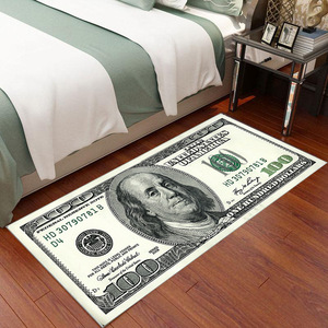 Alfombras antideslizantes para sala <span class=keywords><strong>de</strong></span> estar, dormitorio, cien <span class=keywords><strong>100</strong></span> dólares, alfombra con billete <span class=keywords><strong>de</strong></span> dinero, alfombra con billete <span class=keywords><strong>de</strong></span> <span class=keywords><strong>100</strong></span> dólares, alfombra impresa personalizada - Product Image 5