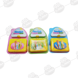 Sac d'école à thème dessin animé, biscuits au chocolat halal OEM, ensemble de biscuits au chocolat double saveur pour enfants, collation amusante - Product Image 4
