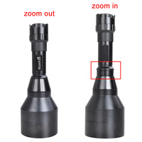 Laser Inframerah Led Dimmer Zoom Kuat 850 Ir Vcsel 940nm Senter