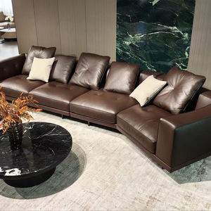 Sofá Modular Creativo de Cuatro Plazas para Sala de Estar, Estilo Italiano de Lujo, Curvo, Envasado al Vacío, Marca Gh2 - Product Image 5