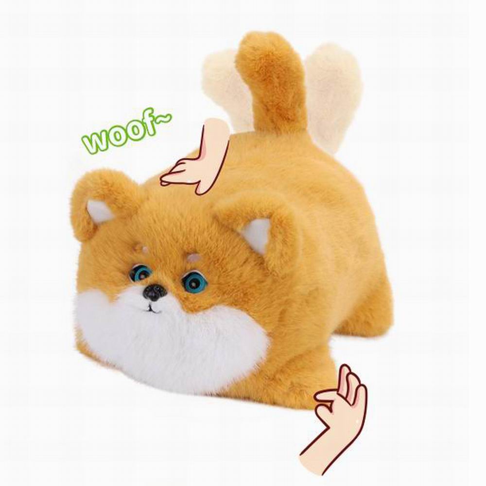 日本の売れ筋電子まばたき & ウィンクぬいぐるみペット犬の会話