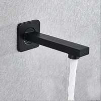 Mélangeur de pluie en bronze huilé CYEN ensemble combiné de douche à main système de douche mural à 3 voies 12 "pommeau de douche à effet pluie lumière LED