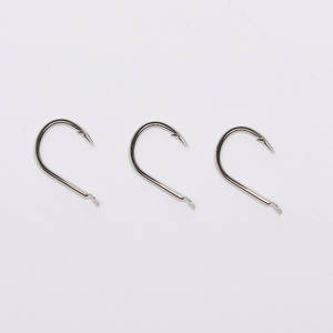 Hameçons de pêche TUOTUO 7037 en acier à haute teneur en carbone pour carpes et cabillons avec micro-barbe pour montages <span class=keywords><strong>Chod</strong></span> et Hair Rigs - Super résistants, affûtés chimiquement - Product Image 2