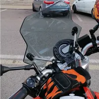 Nouveau déflecteur d'air universel en plastique ABS pour pare-brise de moto de petite taille pour Kawasaki Suzuki Yamaha