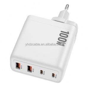 Nouveau chargeur Gan PD 100W, adaptateur PD pliable standard US UK EU AU 100W, chargeur de voyage 2A2C - Product Image 6