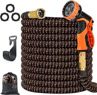 Taille personnalisée couleur extensible 100FT ensemble de tuyaux d'arrosage résistant à l'usure élastique pliant tuyau d'eau de jardin tuyau d'arrosage en caoutchouc flexible