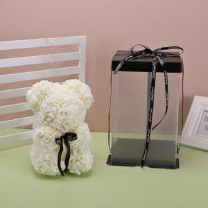 Ours en roses éternelles premium ODIS en lot, présenté dans une boîte en forme de cœur, best-seller pour hôtel, spa, cadeau de mariage - Product Image 6